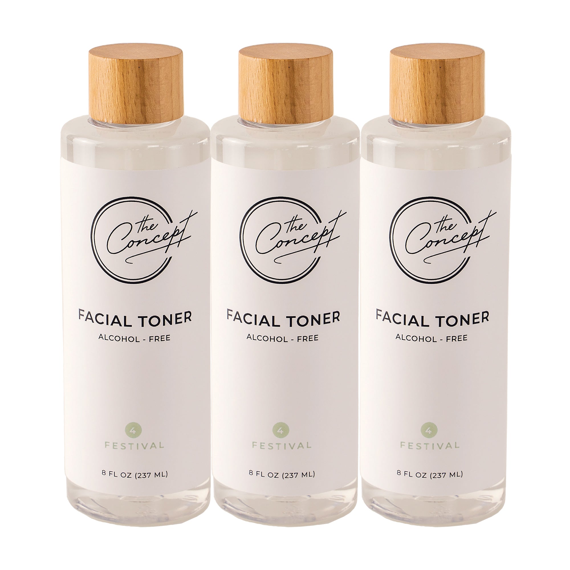 THE CONCEPT No.4 Festival Agave Musk UltraPure Water Toner Pack 3
