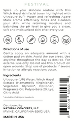 Load image into Gallery viewer, THE CONCEPT No.4 Festival Agave Musk UltraPure Water Toner Label
