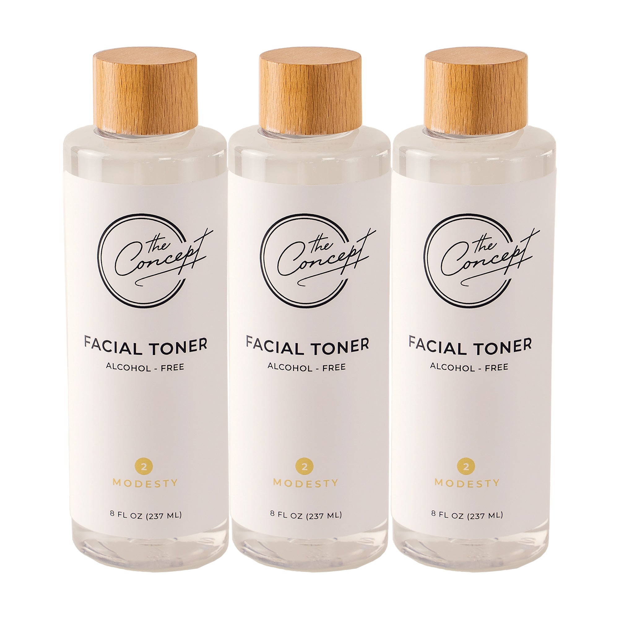 THE CONCEPT No.2 Modesty Unscented UltraPure Water Toner Pack 3