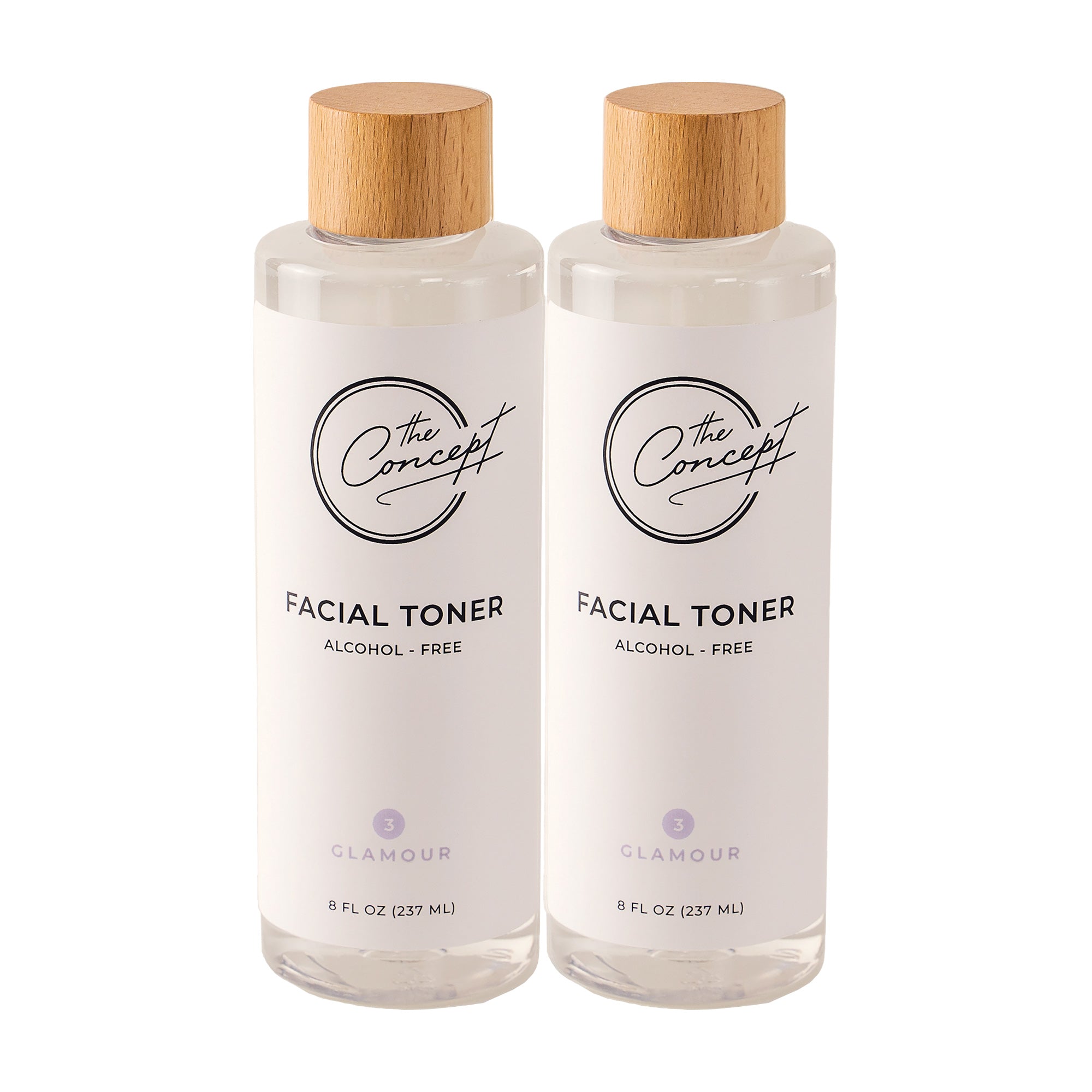 THE CONCEPT No.3 Glamour Wild Orchid & White Tea UltraPure Water Toner Pack 2